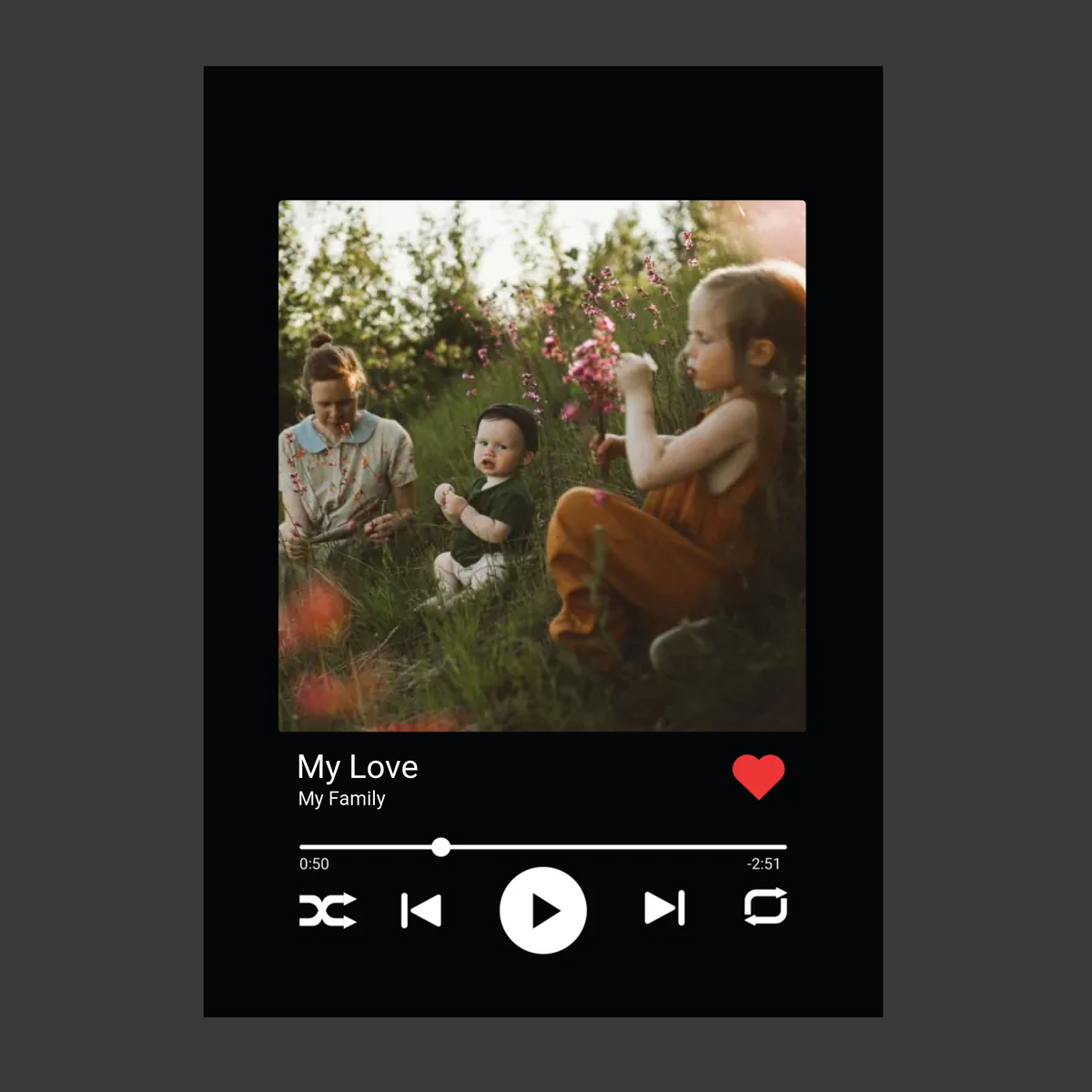 Spotify Style Poster - Euer Song-Moment