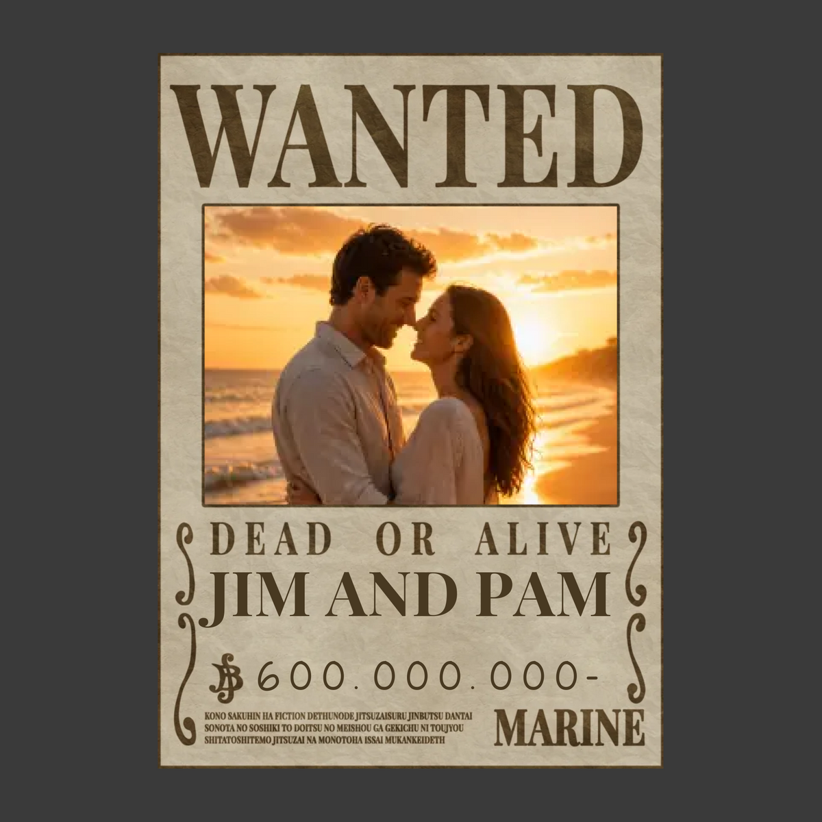 One Piece Wanted Poster - Dein eigener Steckbrief